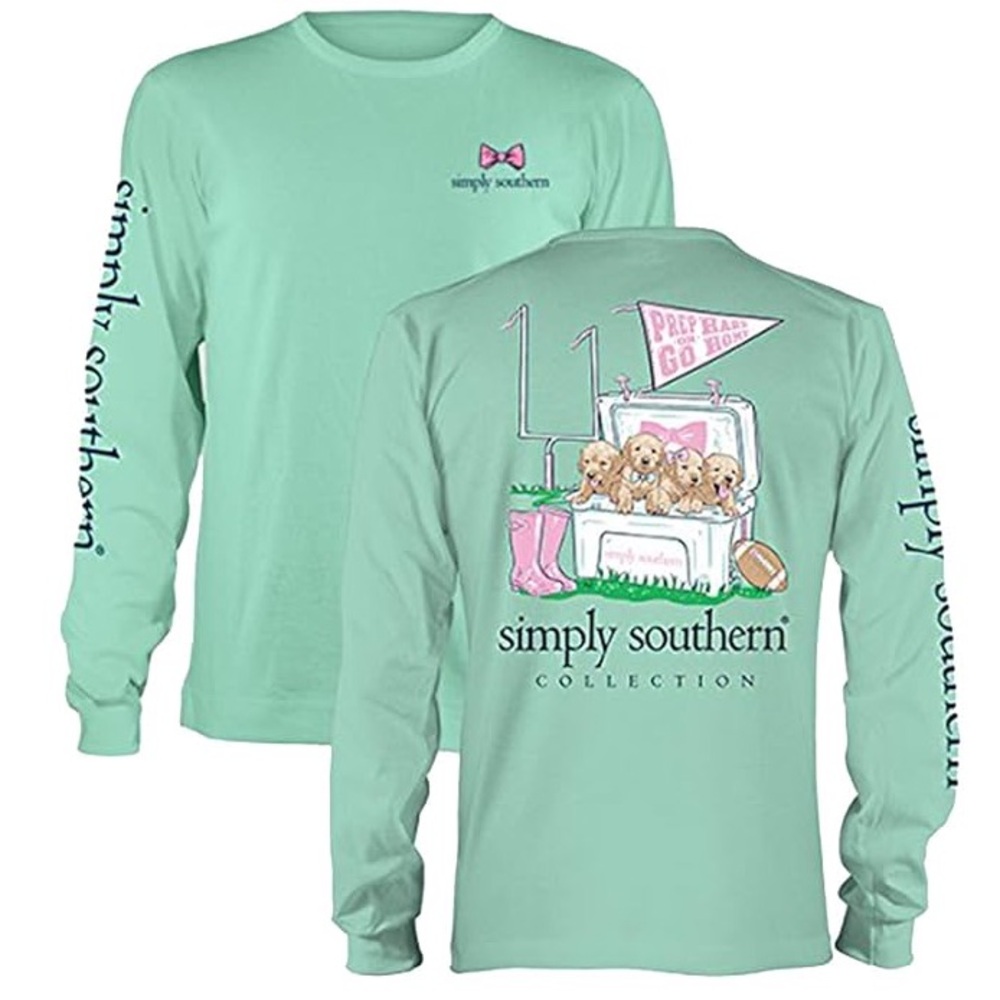 Simply Southern Prep Hard or Go Home Long Sleeve Shirt